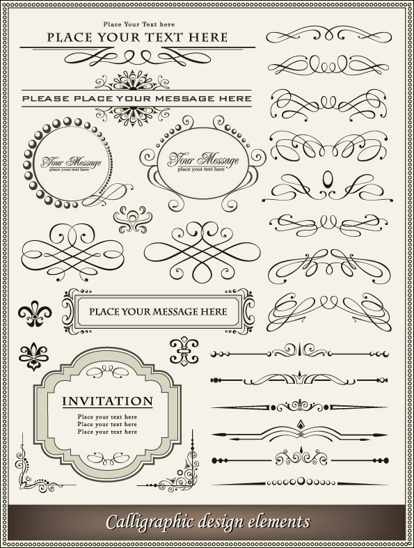 free vector Europeanstyle lace border 02 vector